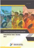 Statistik Kesejahteraan Rakyat Kabupaten Tana Tidung 2017